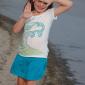 Caroline on the beach